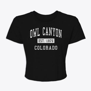 Owl Canyon Colorado Classic Established Women's Crop Top