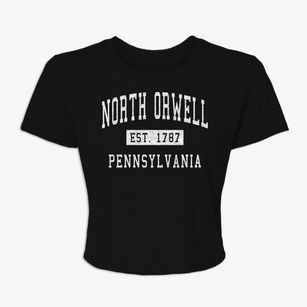 North Orwell Pennsylvania Classic Established Women's Crop Top