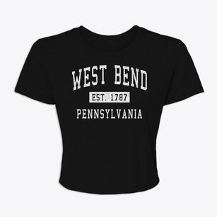 West Bend Pennsylvania Classic Established Women's Crop Top