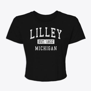 Lilley Michigan Classic Established Women's Crop Top
