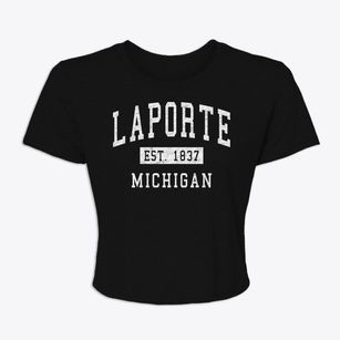 Laporte Michigan Classic Established Women's Crop Top