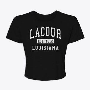 Lacour Louisiana Classic Established Women's Crop Top