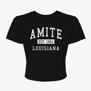 Amite Louisiana Classic Established Women's Crop Top