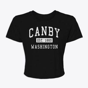 Canby Washington Classic Established Women's Crop Top