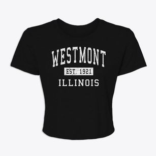 Westmont Illinois Classic Established Women's Crop Top