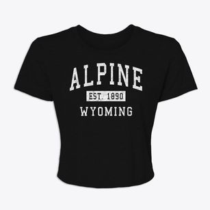 Alpine Wyoming Classic Established Women's Crop Top