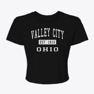 Valley City Ohio Classic Established Women's Crop Top