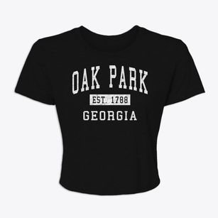 Oak Park Georgia Classic Established Women's Crop Top