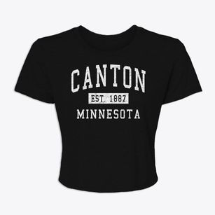 Canton Minnesota Classic Established Women's Crop Top