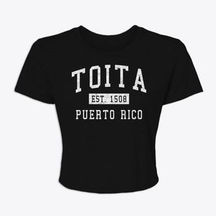Toita Puerto Rico Classic Established Women's Crop Top