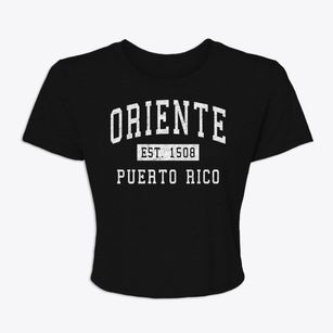 Oriente Puerto Rico Classic Established Women's Crop Top