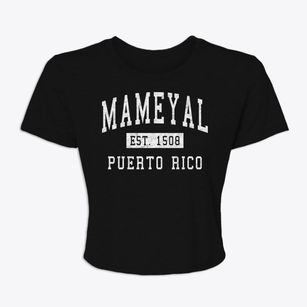Mameyal Puerto Rico Classic Established Women's Crop Top