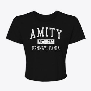 Amity Pennsylvania Classic Established Women's Crop Top