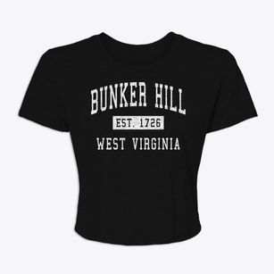 Bunker Hill West Virginia Classic Established Women's Crop Top