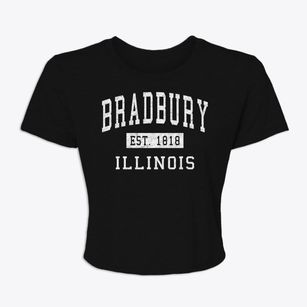 Bradbury Illinois Classic Established Women's Crop Top