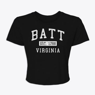Batt Virginia Classic Established Women's Crop Top