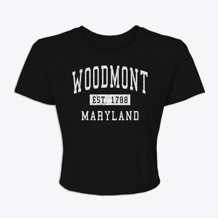 Woodmont Maryland Classic Established Women's Crop Top