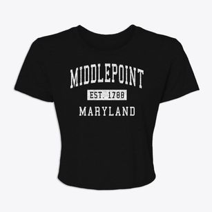 Middlepoint Maryland Classic Established Women's Crop Top