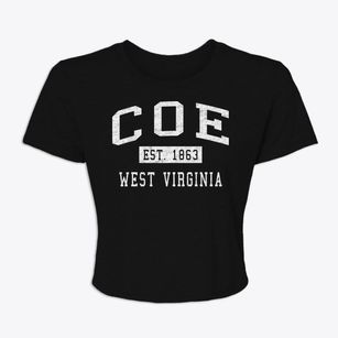 Coe West Virginia Classic Established Women's Crop Top