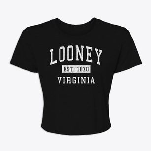 Looney Virginia Classic Established Women's Crop Top