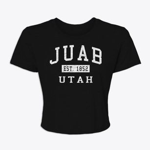 Juab Utah Classic Established Women's Crop Top