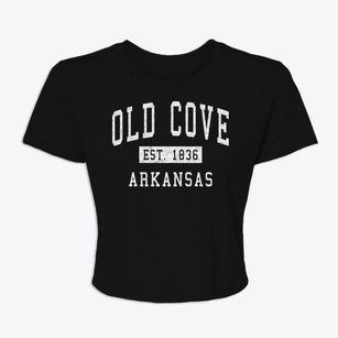 Old Cove Arkansas Classic Established Women's Crop Top