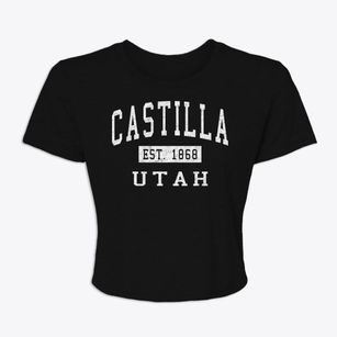 Castilla Utah Classic Established Women's Crop Top