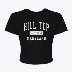 Hill Top Maryland Classic Established Women's Crop Top