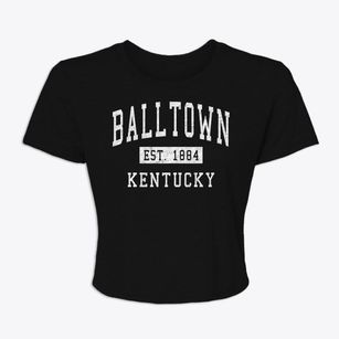 Balltown Kentucky Classic Established Women's Crop Top