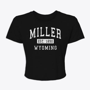 Miller Wyoming Classic Established Women's Crop Top