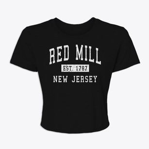 Red Mill New Jersey Classic Established Women's Crop Top