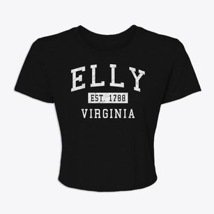 Elly Virginia Classic Established Women's Crop Top