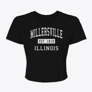 Millersville Illinois Classic Established Women's Crop Top