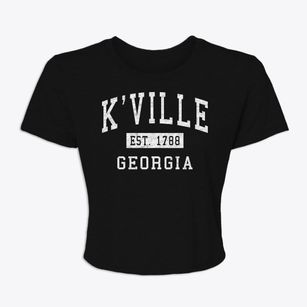 K'ville Georgia Classic Established Women's Crop Top