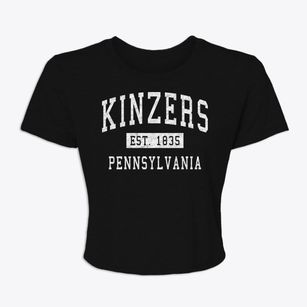Kinzers Pennsylvania Classic Established Women's Crop Top