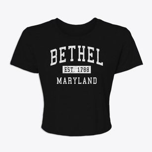 Bethel Maryland Classic Established Women's Crop Top