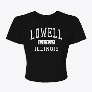 Lowell Illinois Classic Established Women's Crop Top