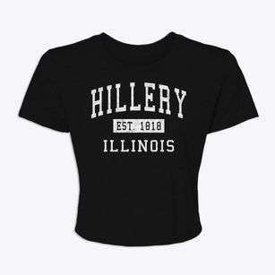 Hillery Illinois Classic Established Women's Crop Top