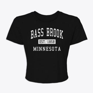 Bass Brook Minnesota Classic Established Women's Crop Top