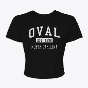 Oval North Carolina Classic Established Women's Crop Top