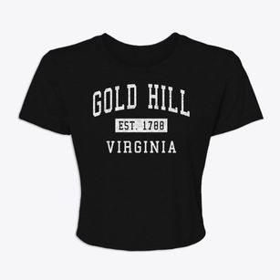 Gold Hill Virginia Classic Established Women's Crop Top