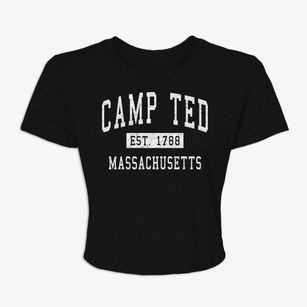 Camp Ted Massachusetts Classic Established Women's Crop Top