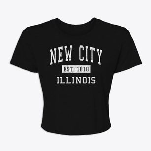 New City Illinois Classic Established Women's Crop Top