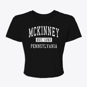 Mckinney Pennsylvania Classic Established Women's Crop Top