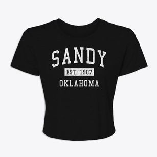 Sandy Oklahoma Classic Established Women's Crop Top