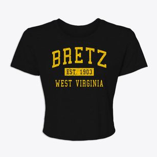 Bretz West Virginia Classic Established Women's Crop Top