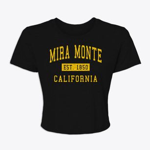 Mira Monte California Classic Established Women's Crop Top