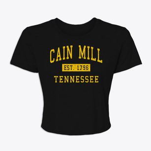 Cain Mill Tennessee Classic Established Women's Crop Top
