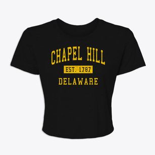 Chapel Hill Delaware Classic Established Women's Crop Top