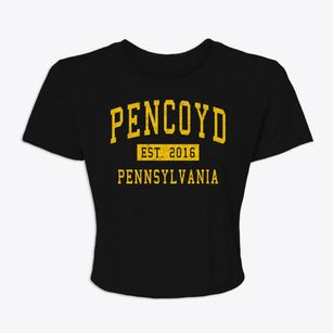 Pencoyd Pennsylvania Classic Established Women's Crop Top